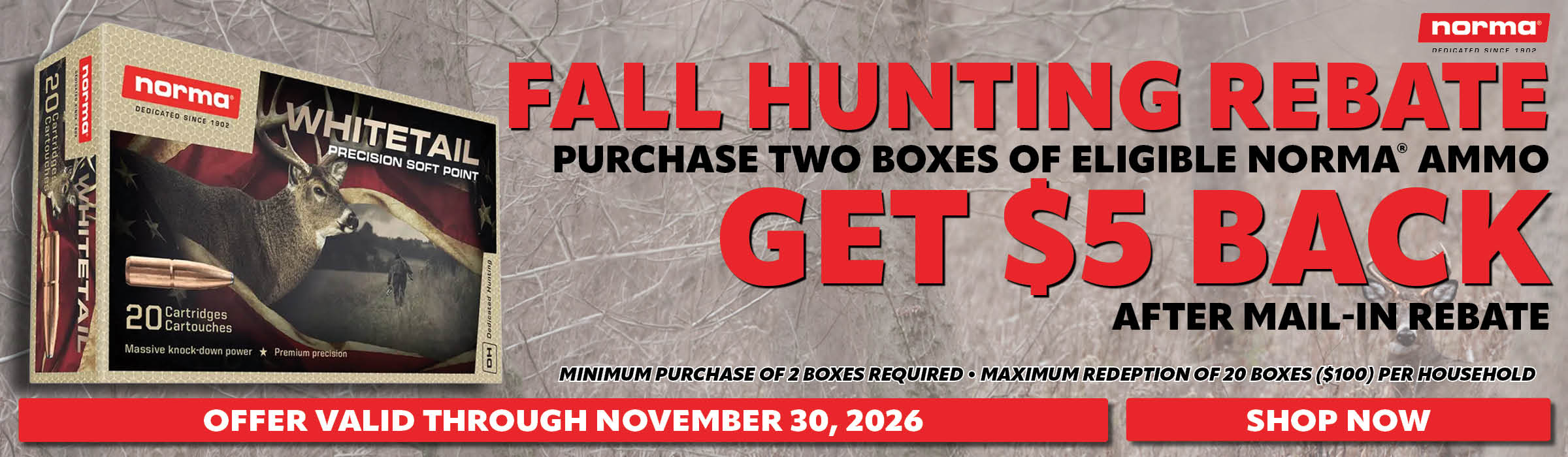 Norma Hunting Rebate